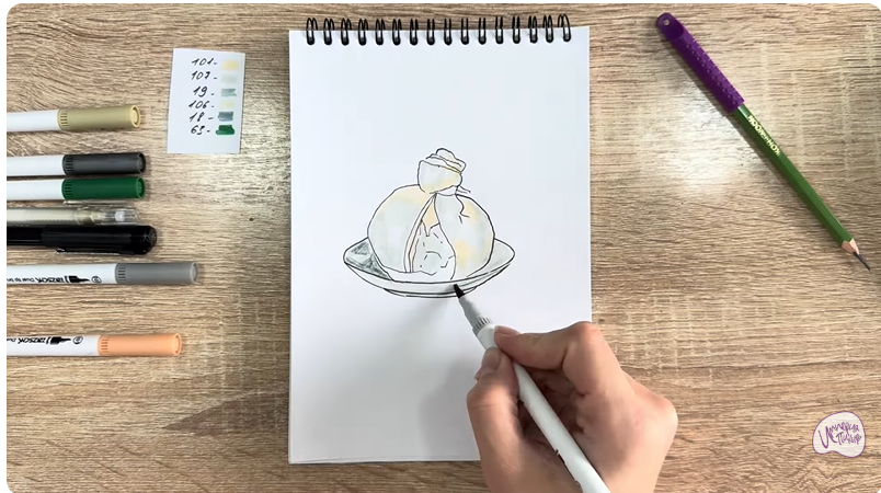 Рисуем Сыр Буратта