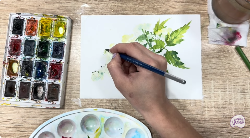 Рисуем Таволга