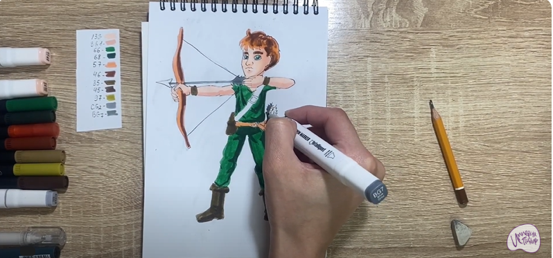 Рисуем Лучник