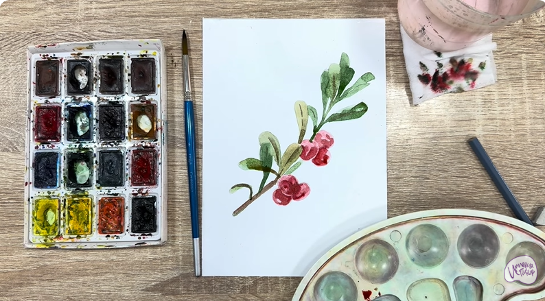 Рисуем Толокнянка