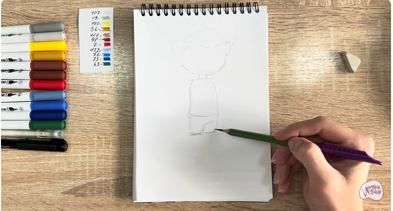 Рисуем Стар Нави из "Джи-Джи Бонд"