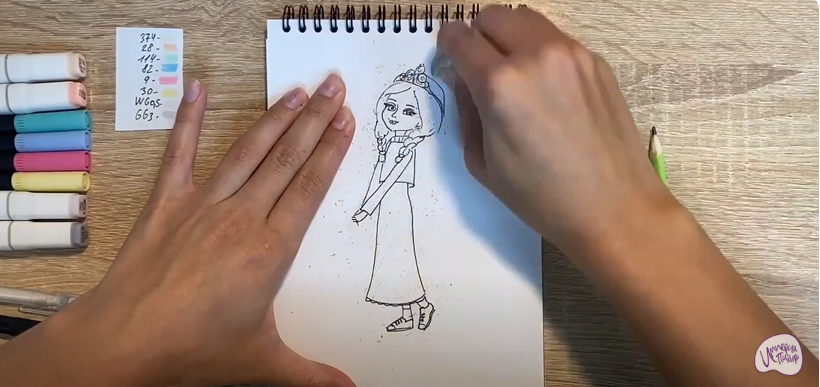 Рисуем Алёнка из "Царевны"