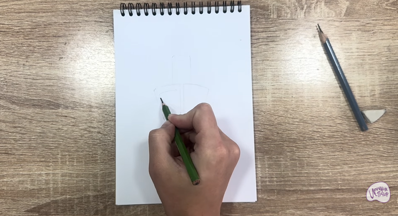 Рисуем Держатель для ручки