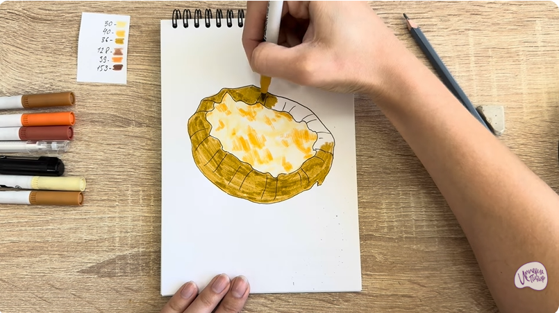Рисуем Карельская калитка