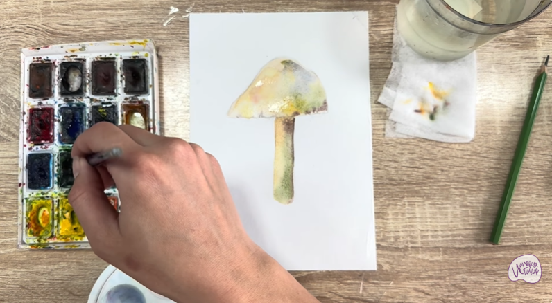 Рисуем Колпак кольчатый