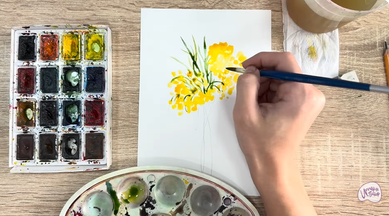 Рисуем Бессмертник