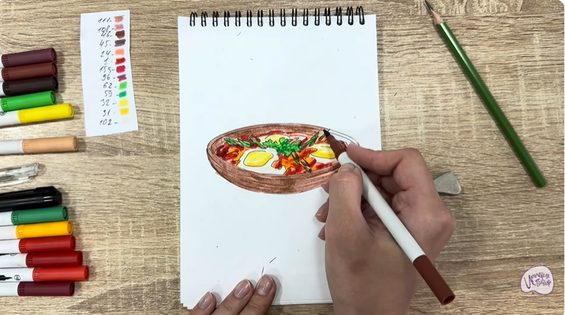 Рисуем Шакшука