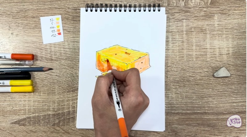 Рисуем Чеддер