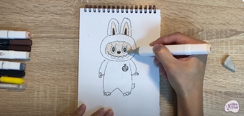 Рисуем Лабубу