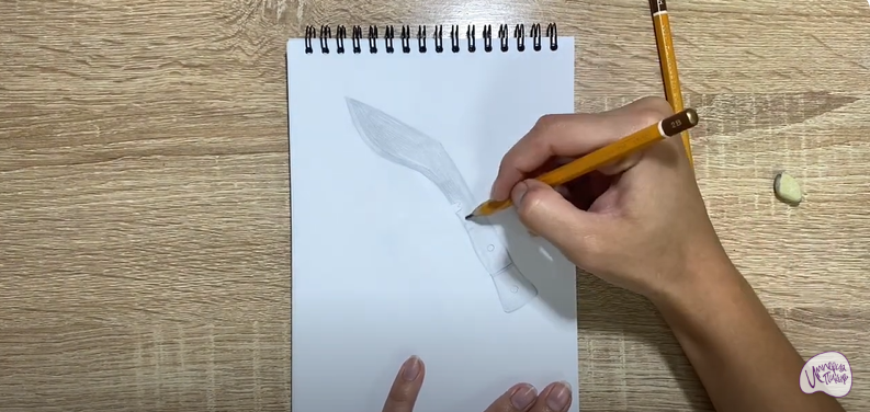 Рисуем Нож "Кукри"