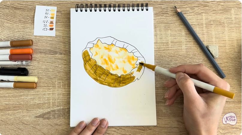 Рисуем Карельская калитка