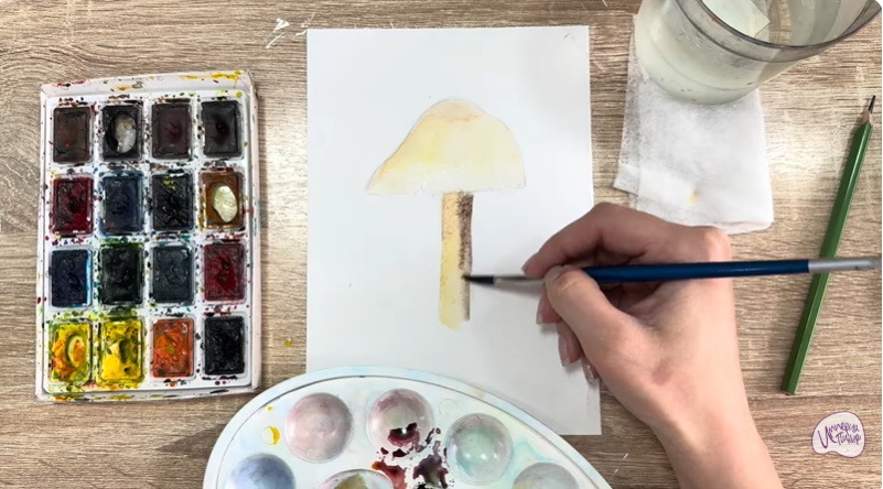 Рисуем Колпак кольчатый