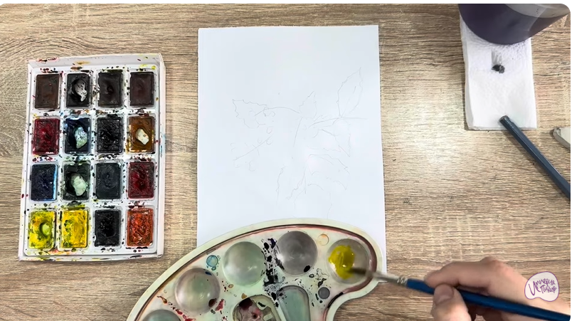 Рисуем Магония