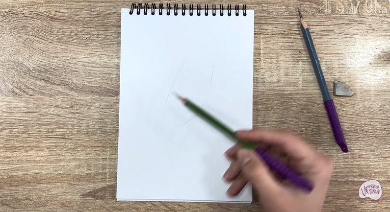 Рисуем Хохлатый осоед