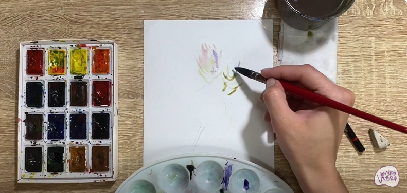 Рисуем Цветок "Серрурия"
