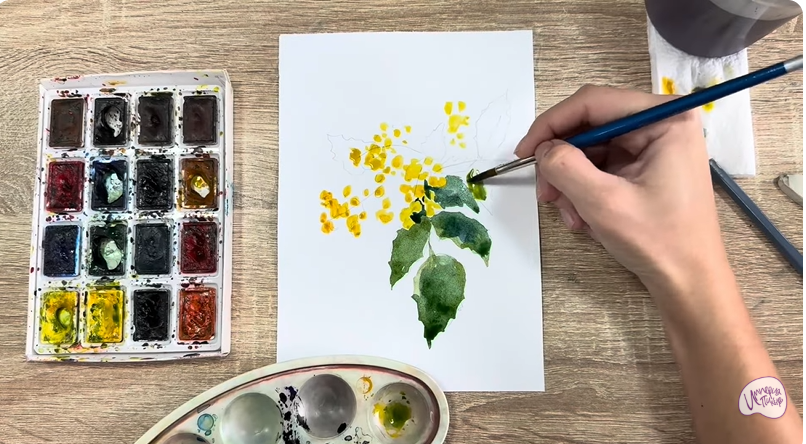 Рисуем Магония