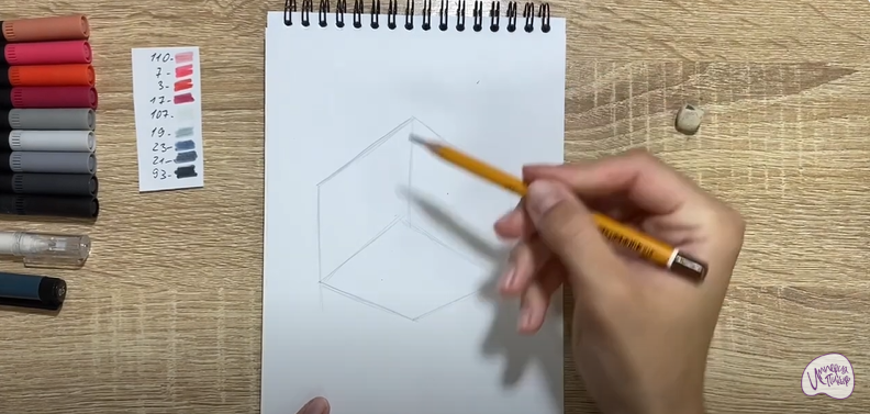 Рисуем Угловая кухня