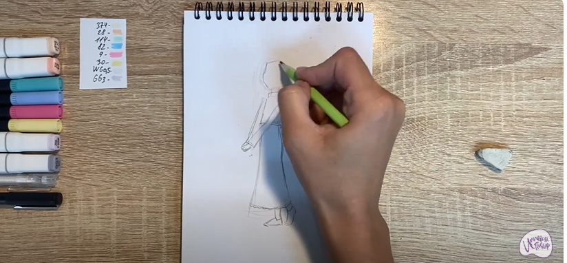 Рисуем Алёнка из "Царевны"