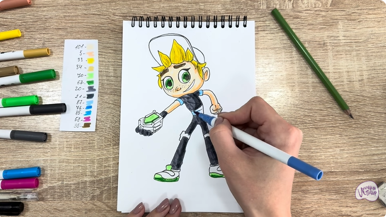 Рисуем Тимми из "Живой гараж"