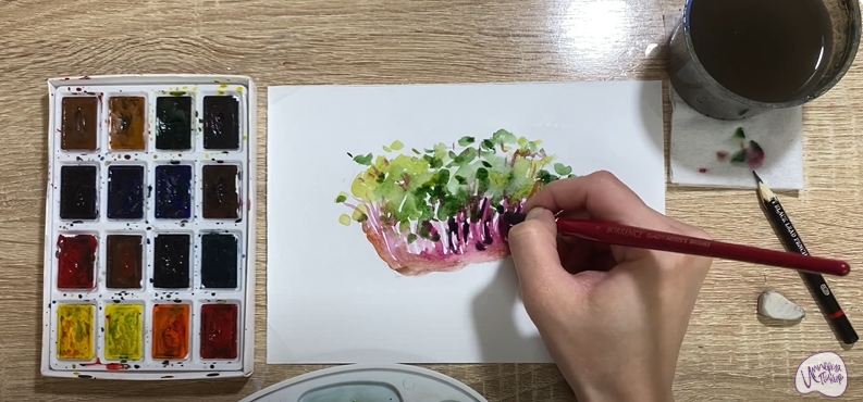 Рисуем Микрозелень