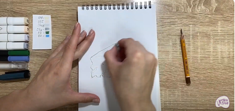 Рисуем Сыр с плесенью