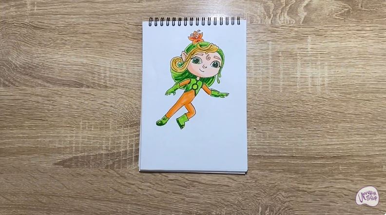 Рисуем Лия из "Команда Флоры"