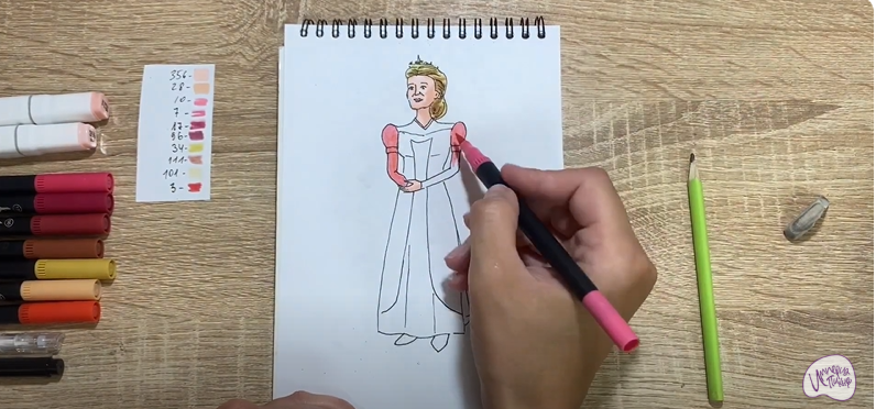 Рисуем Королева Лилиан из "Шрека"