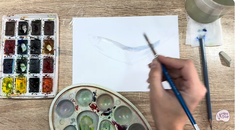 Рисуем Селёдка