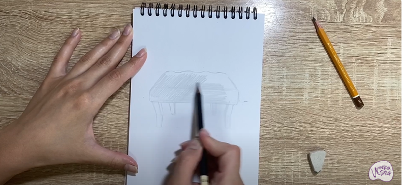 Рисуем Банкетка
