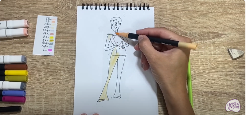 Рисуем Эрика Ван Хельсинг из "Монстры на каникулах"