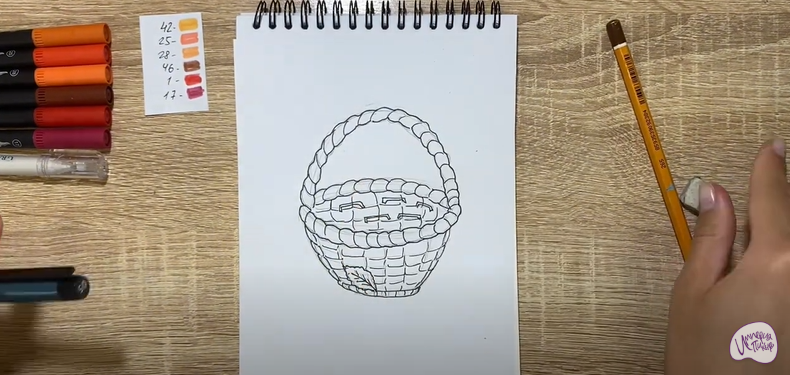 Рисуем Корзинка