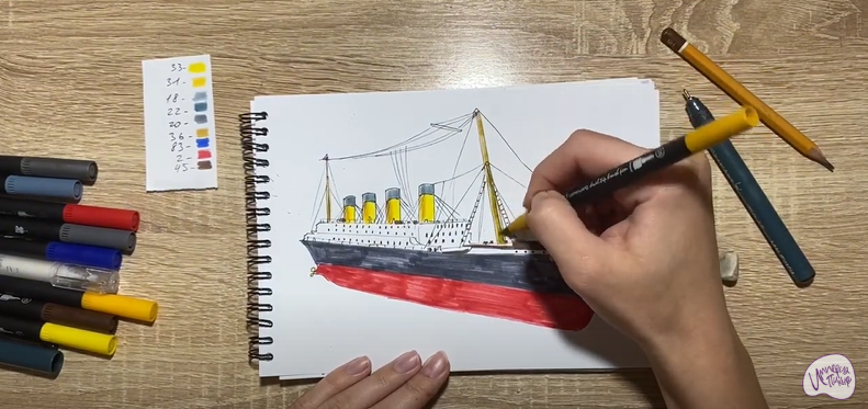 Рисуем Титаник