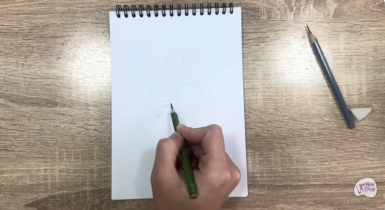 Рисуем Держатель для ручки