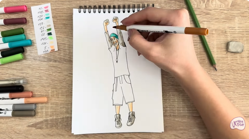 Рисуем Фред из "Город героев"