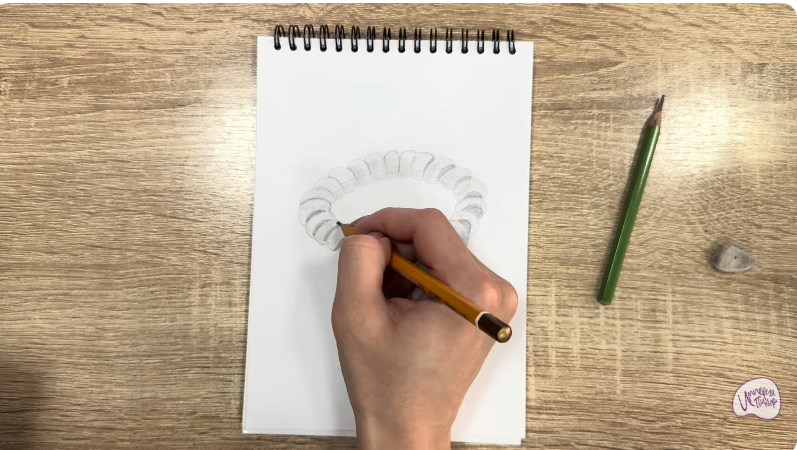 Рисуем Резинка-пружинка