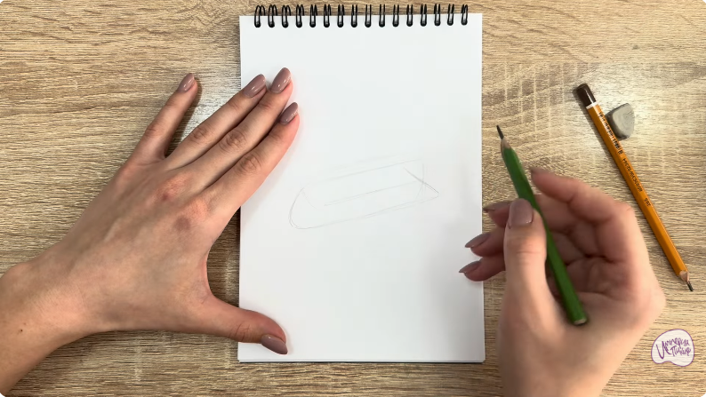 Рисуем Заколка-краб