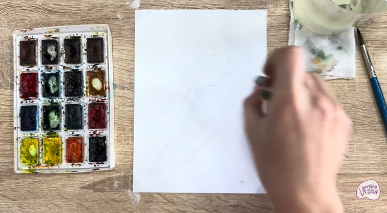 Рисуем Обыкновенная гага