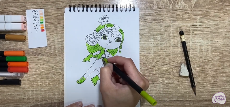 Рисуем Лия из "Команда Флоры"