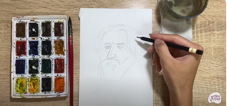 Рисуем Иван Сергеевич Тургенев