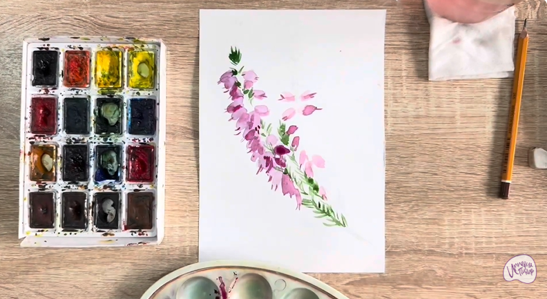 Рисуем Вереск