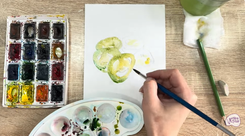Рисуем Маринованные халапеньо