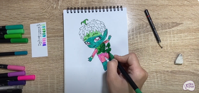 Рисуем Фортуна из "Команда Флоры"