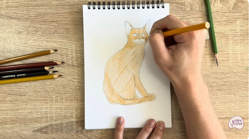 Рисуем Кошка Тойгер