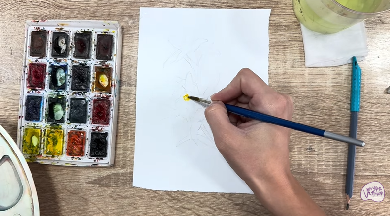 Рисуем Эдельвейс