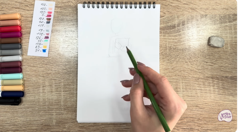 Рисуем Рина Винилион из" Доктор Динозавров"