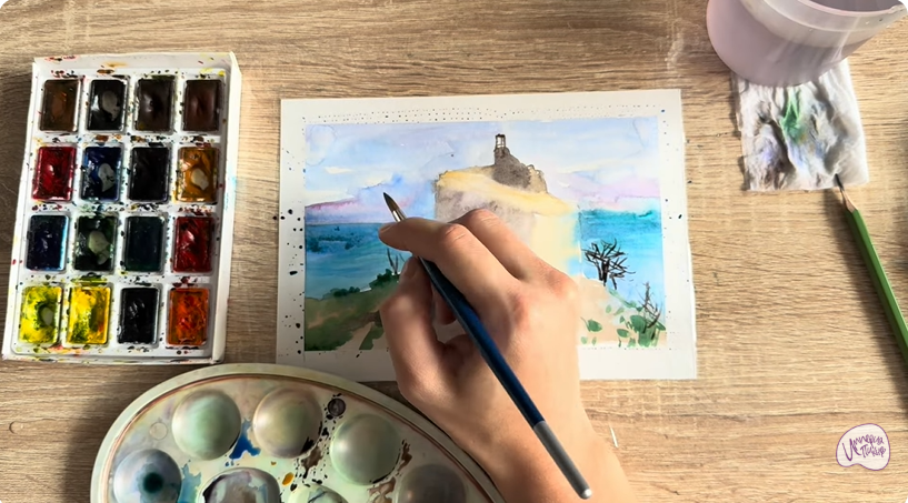 Рисуем Чобан-Кале