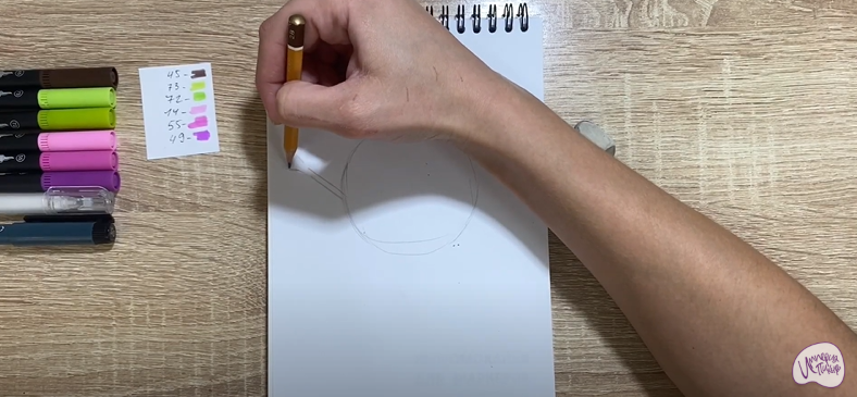 Рисуем Бублик из "Геройчики"