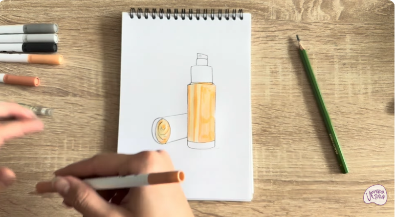 Рисуем Тональный крем