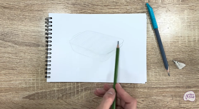 Рисуем Форма для запекания