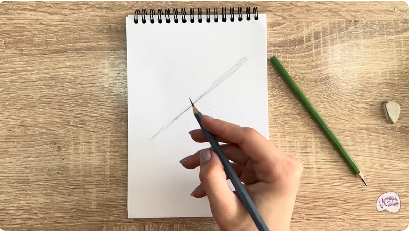 Рисуем Игла для швейной машинки